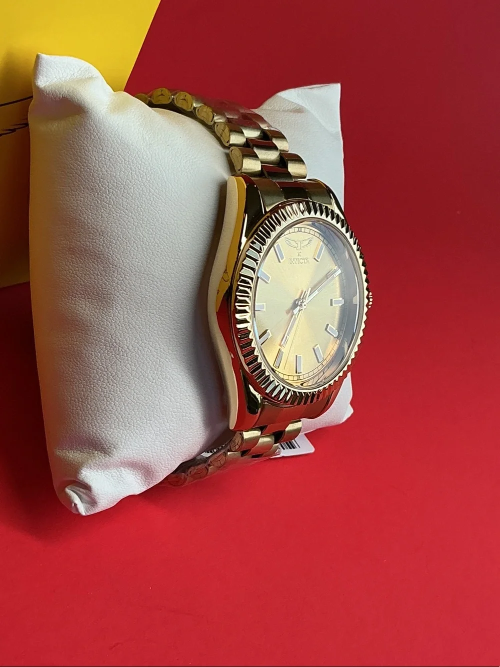 Invicta Men's Gold-Tone Bracelet Watch with Champagne Dial